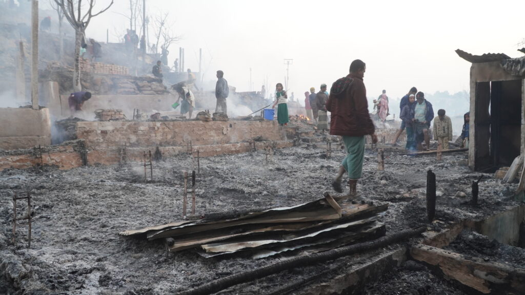 Fire Incident in Rohingya Camp: EDAS Stands in Solidarity