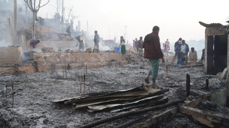 Fire Incident in Rohingya Camp: EDAS Stands in Solidarity