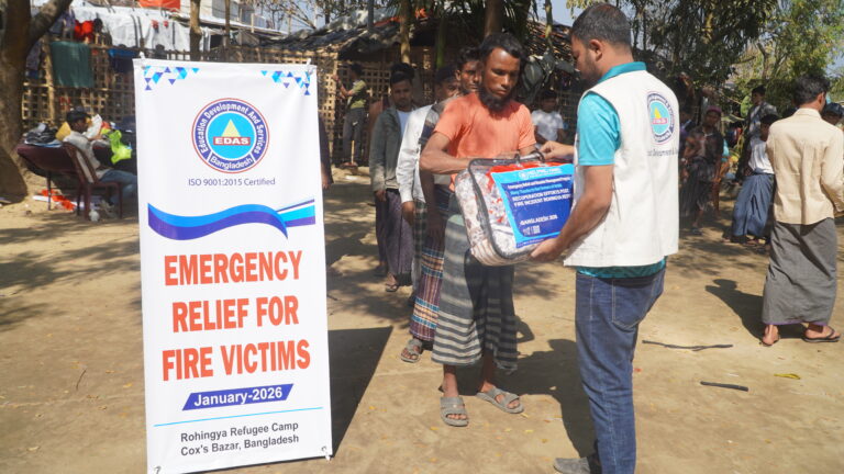 EDAS Extends Emergency Support to Camp-16 Fire Victims