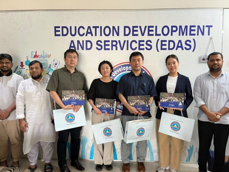 EDAS ঢাকা অফিসে Sasakawa Foundation-এর প্রতিনিধি দলের সফর